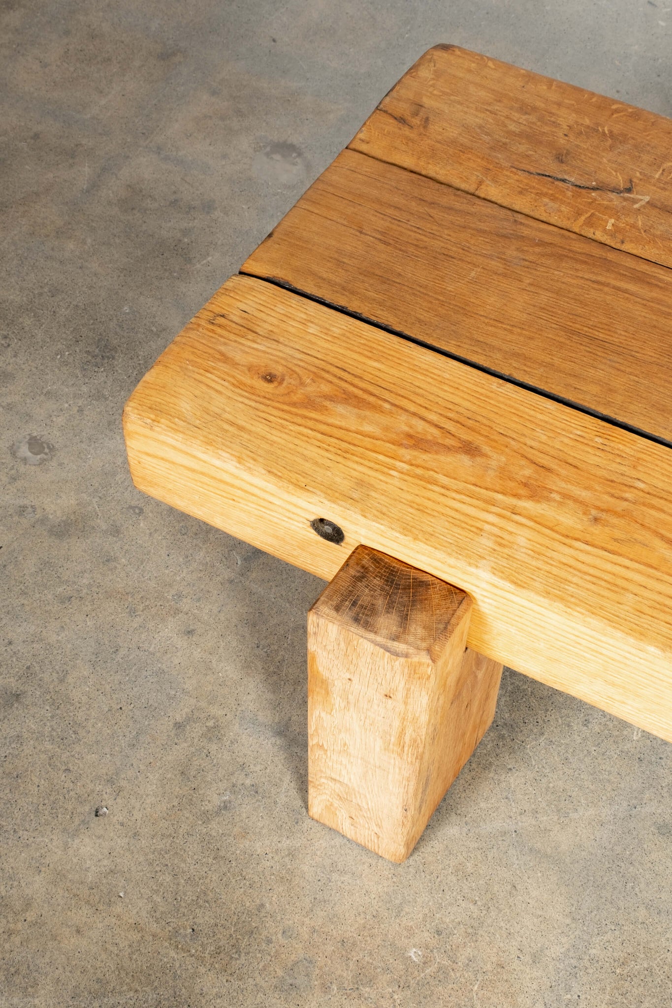 Bonne Choice - Wooden Block Coffee Table