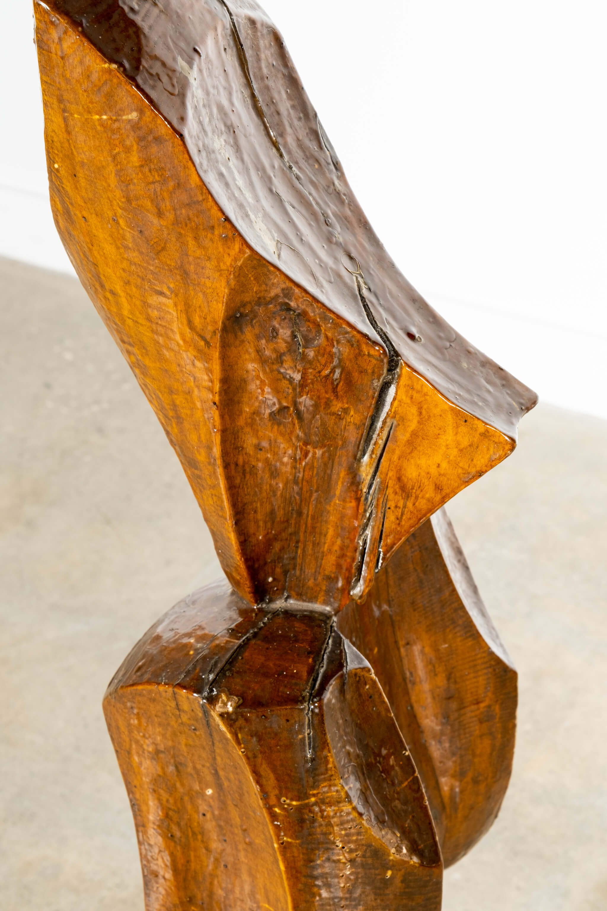 Brutalist Wood Sculpture – Bonne Choice