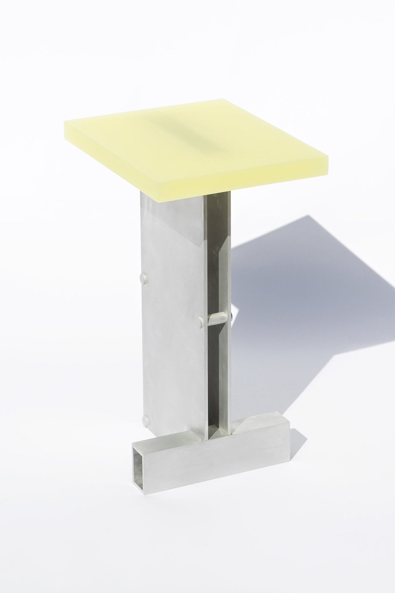 Yellow Jolly Rancher Side Table