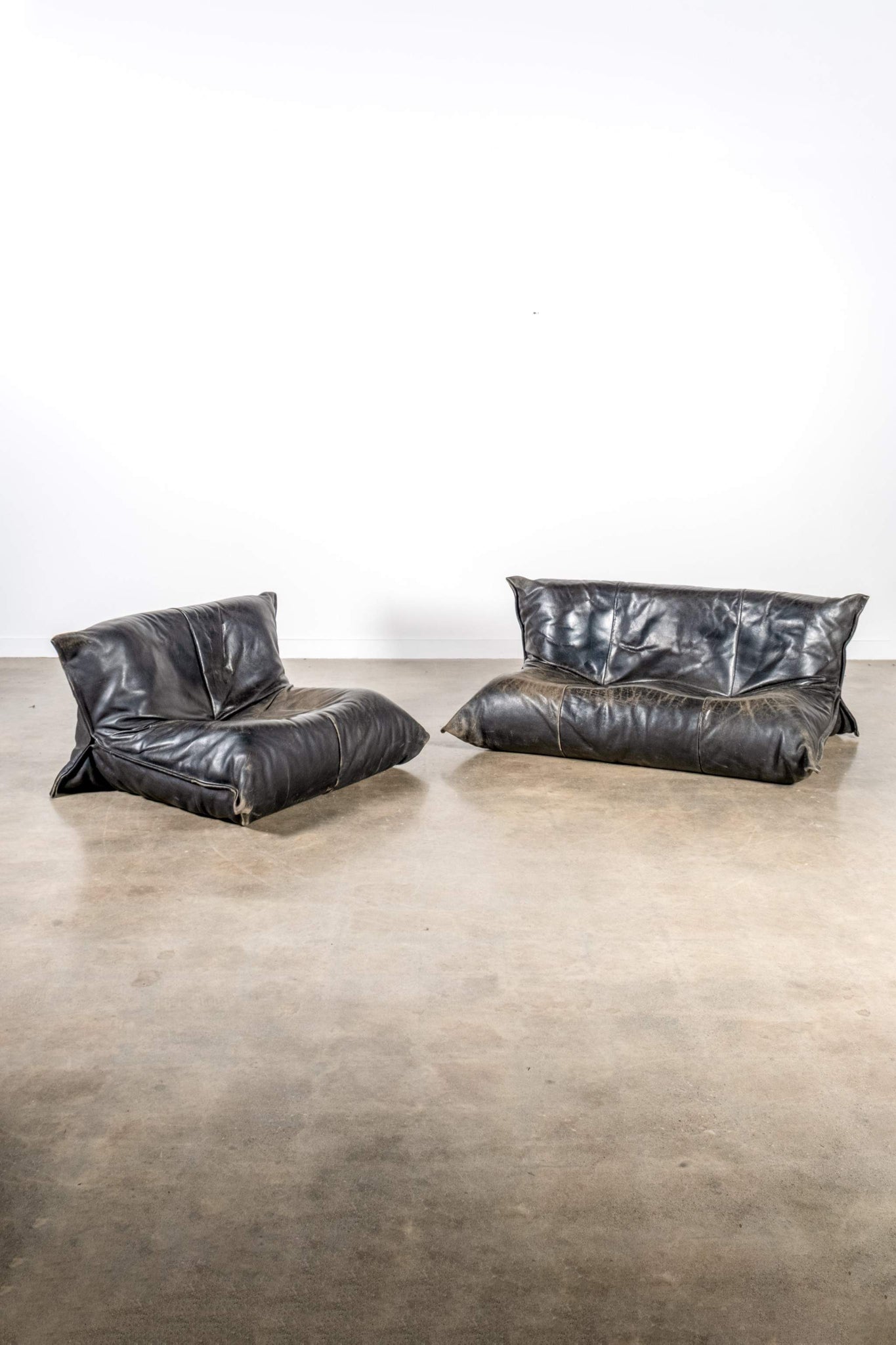 Yoko 1-Seater Lounge Chair, Original Black Leather