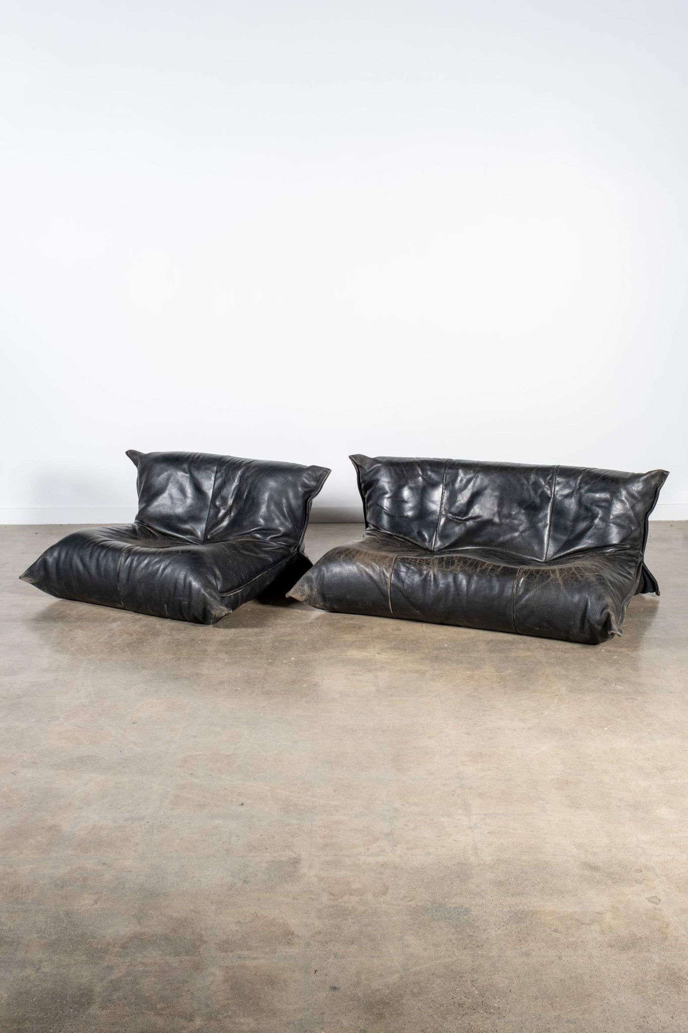 Yoko 1-Seater Lounge Chair, Original Black Leather
