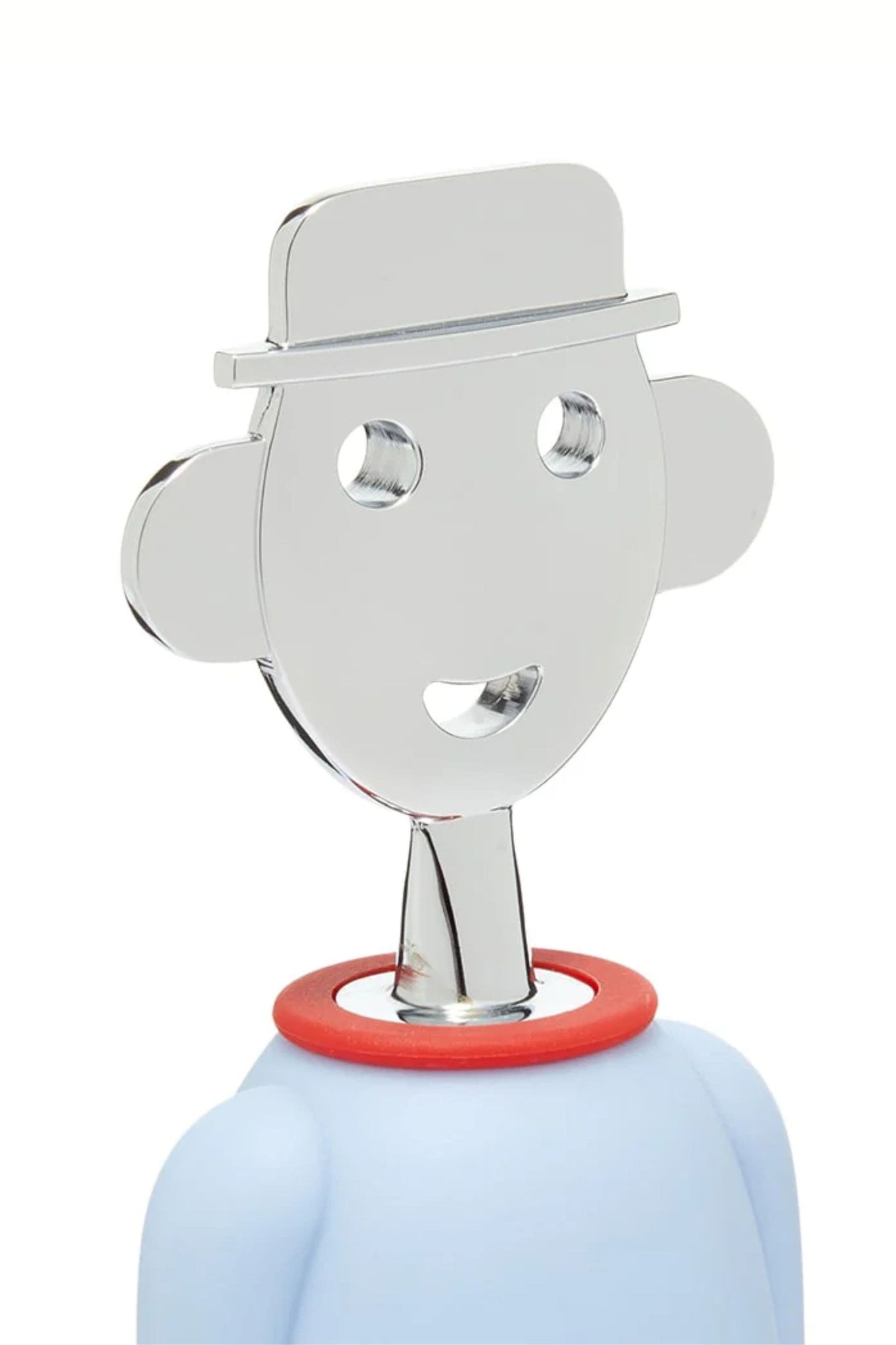 Alessi Alessandro Mendini Corkscrew, Light Blue and Red | Bonne Choice