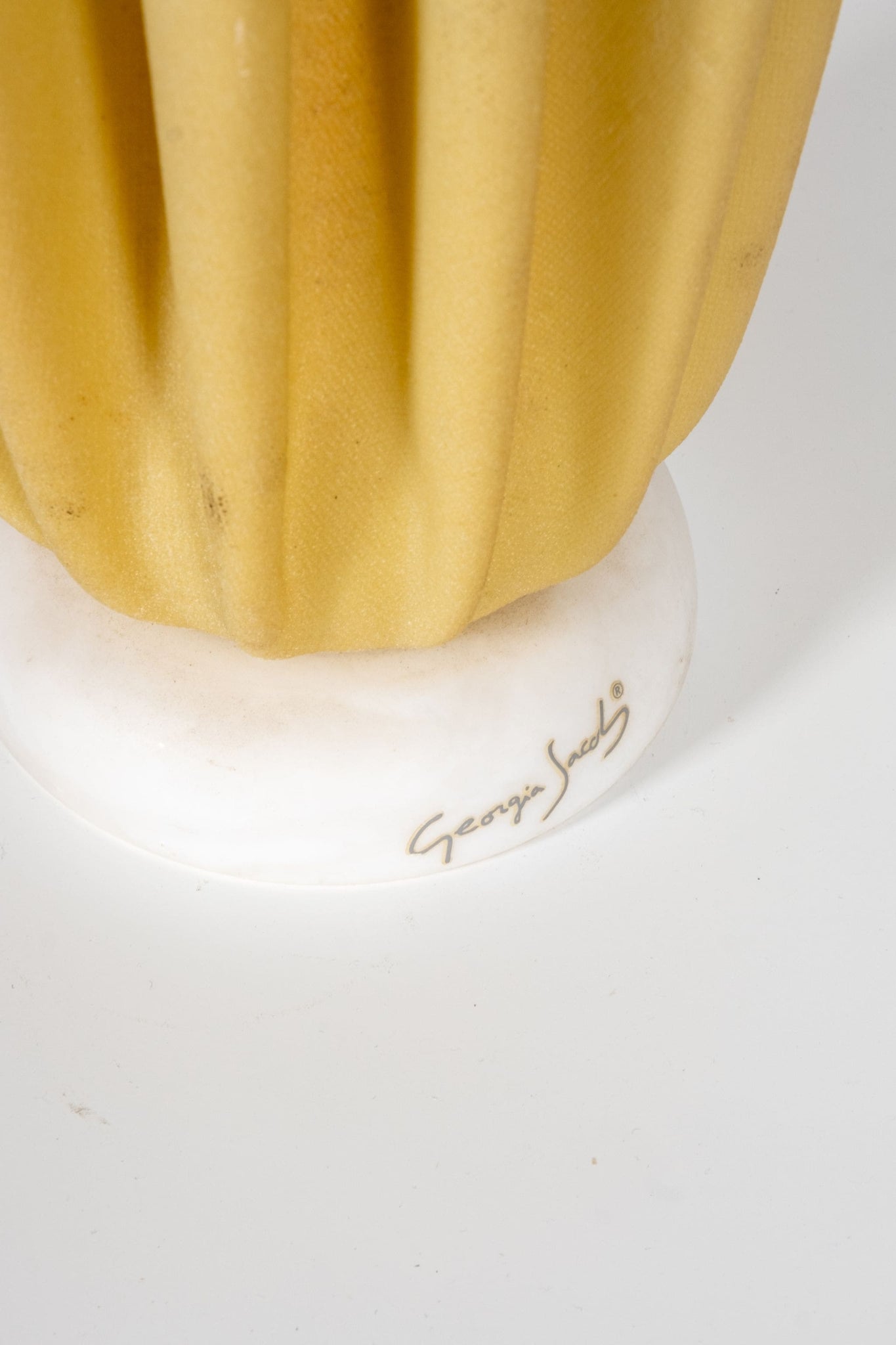 Vintage Athena' Table Lamp, Tall 1 (lemon lime, marble base) | Bonne Choice