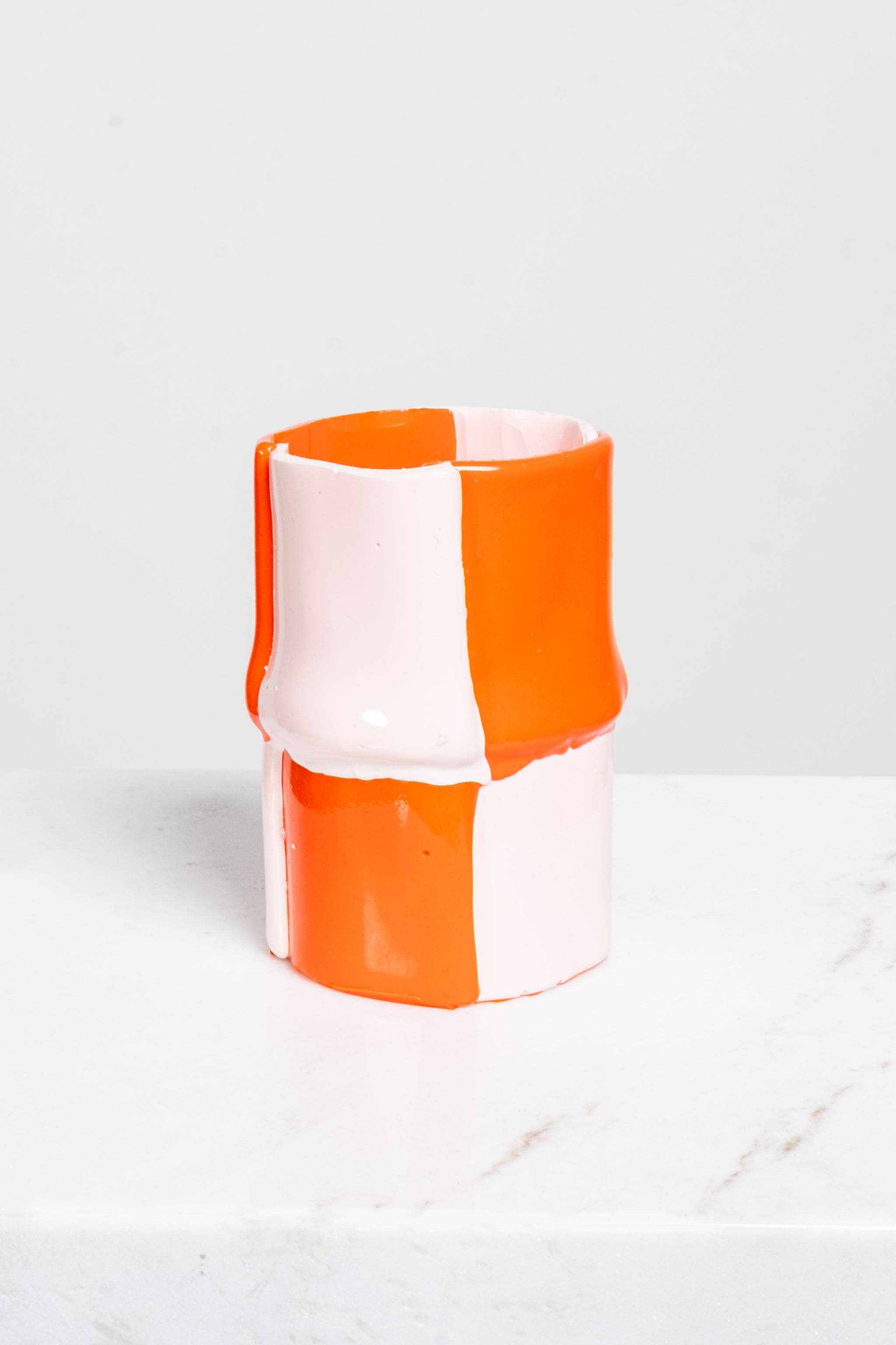 bamboo-vase-small-matte-orange