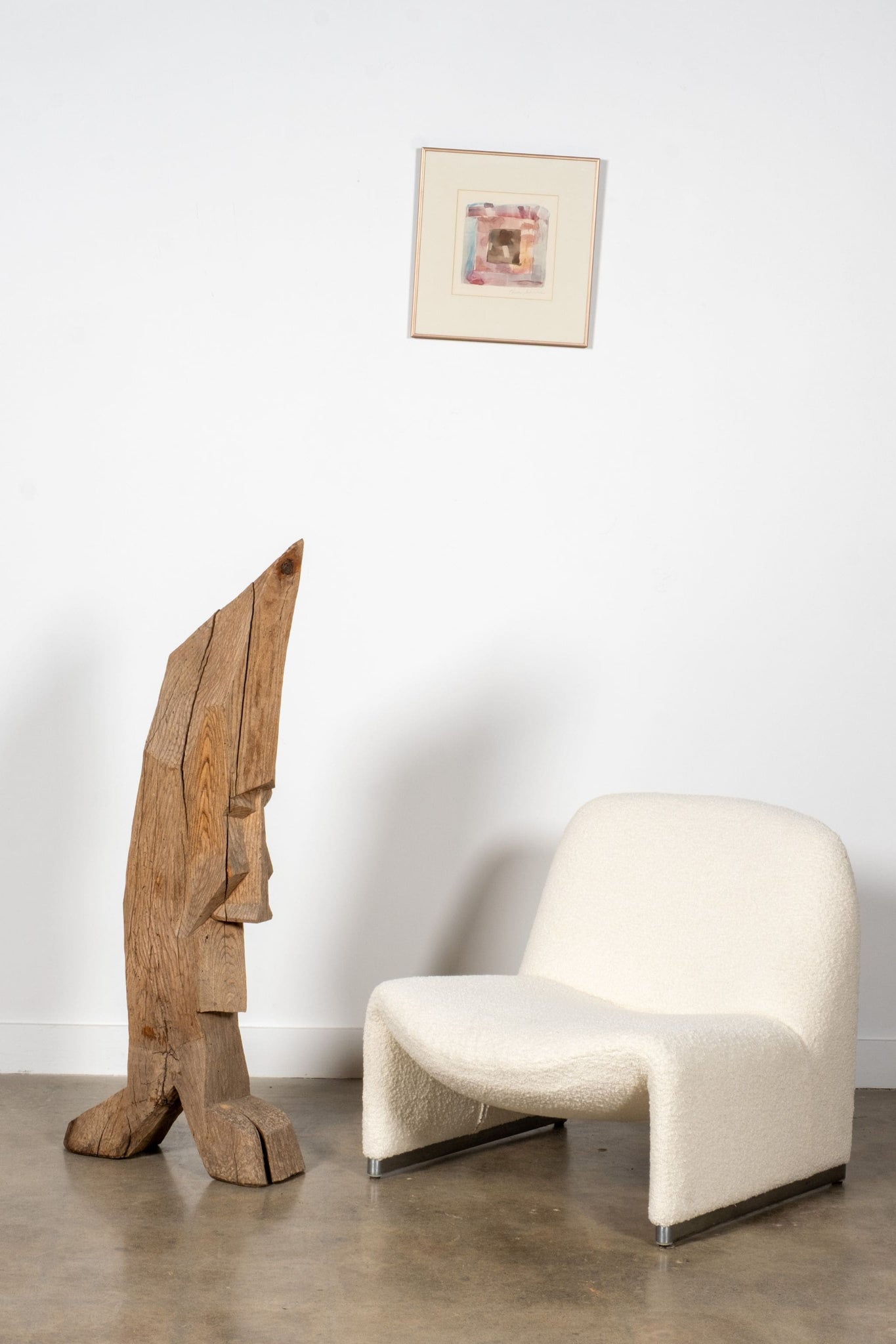 Vintage Carved Wood Totem | Bonne Choice