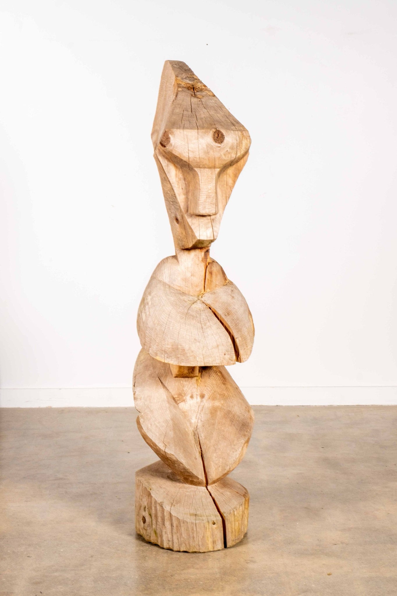 Carved Wood Totem | Bonne Choice