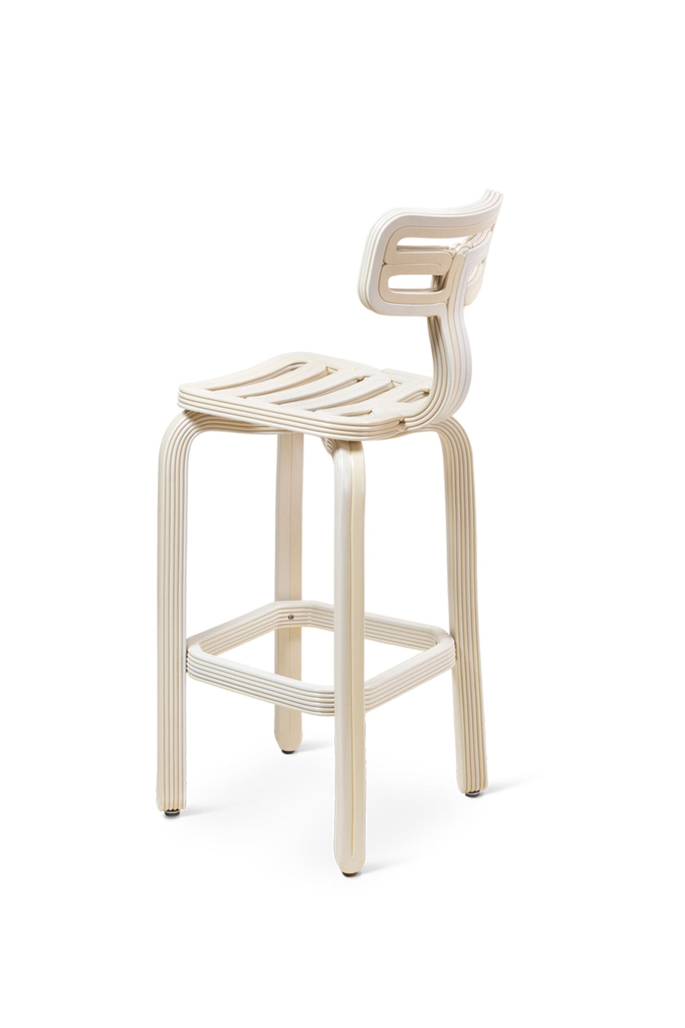 Kooij Chubby Bar Chair, Buttermilk | Bonne Choice