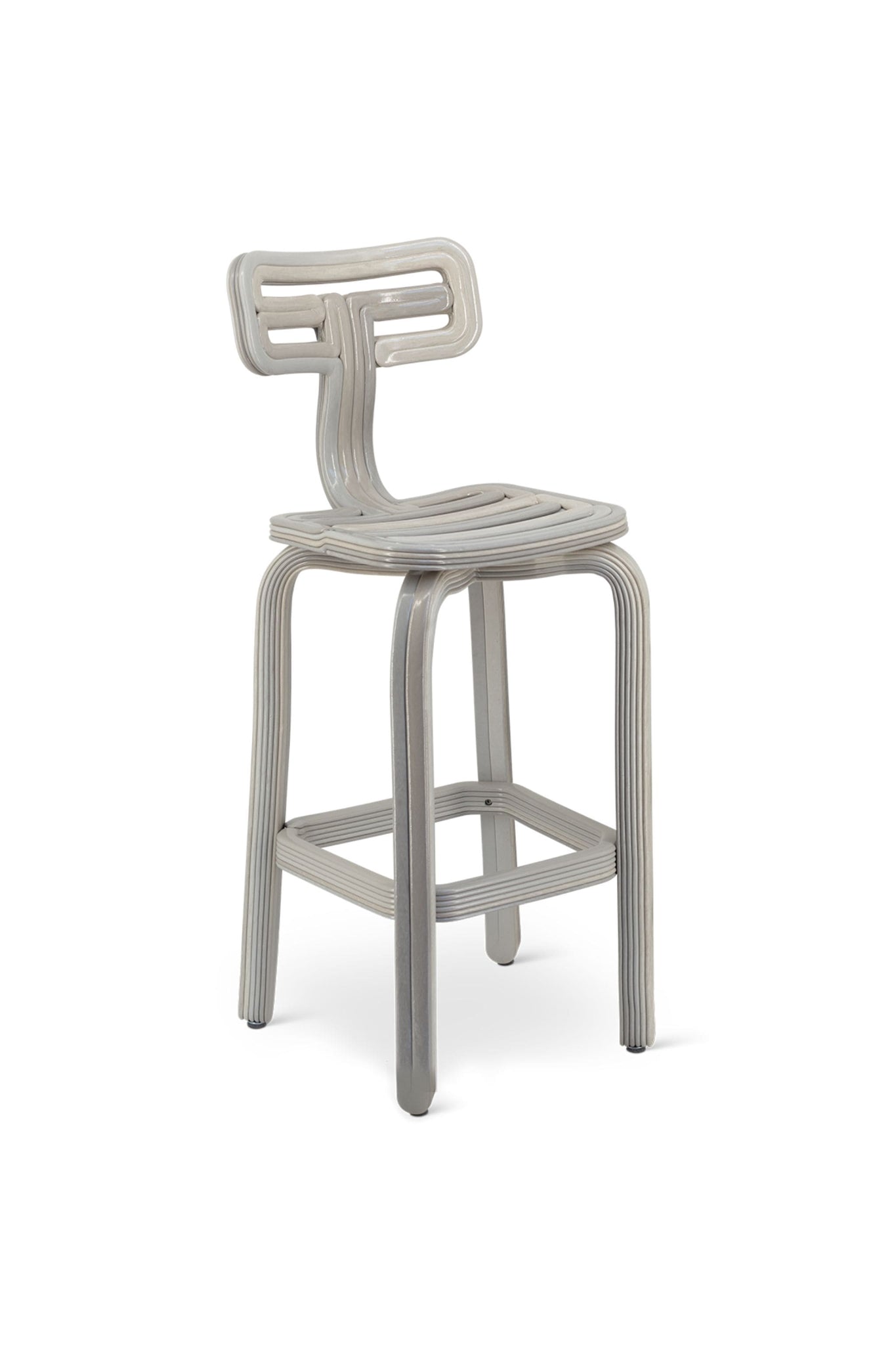Kooij Chubby Bar Chair, Manatee | Bonne Choice
