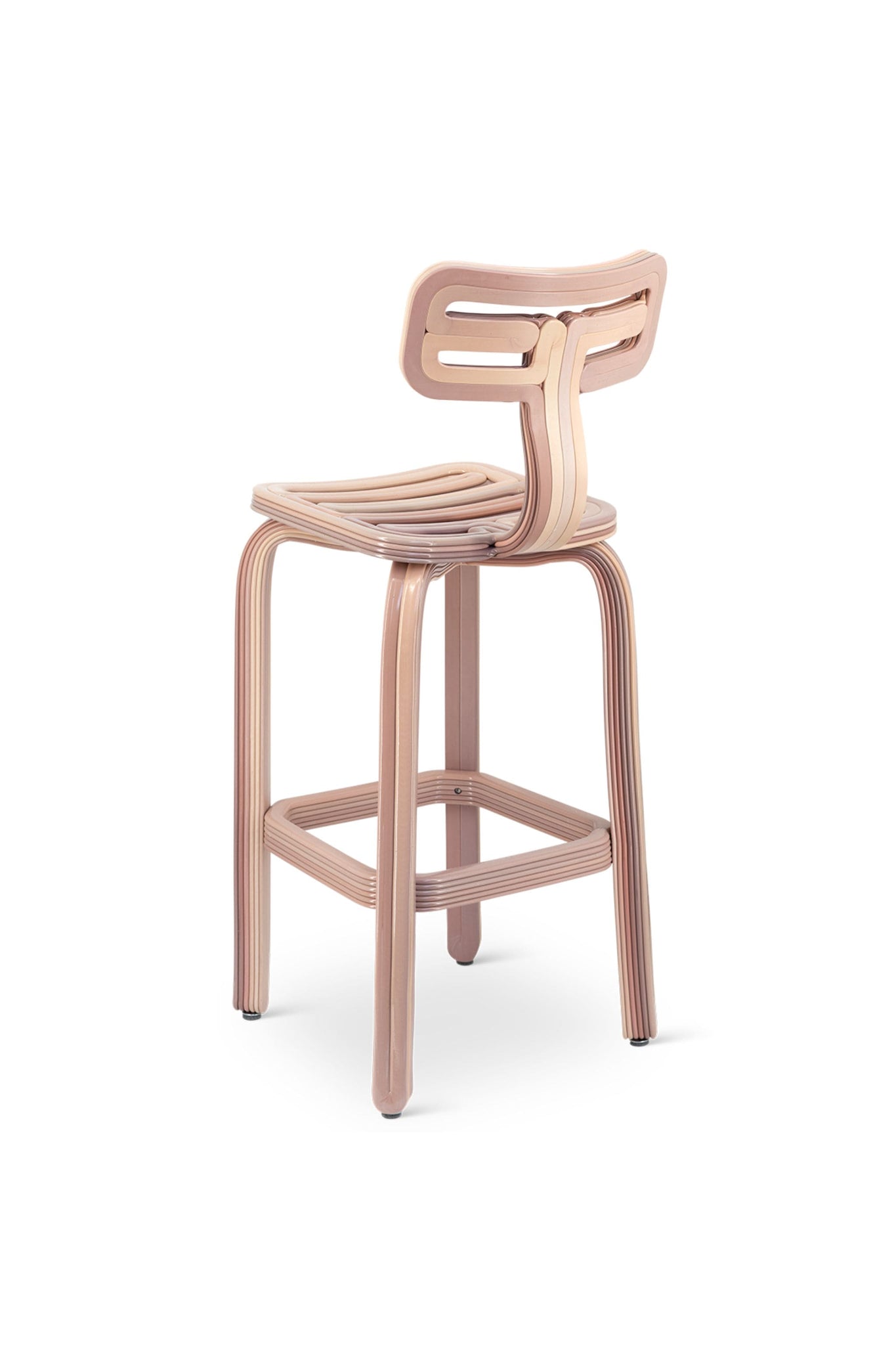 Kooij Chubby Bar Chair, Potters Pink | Bonne Choice