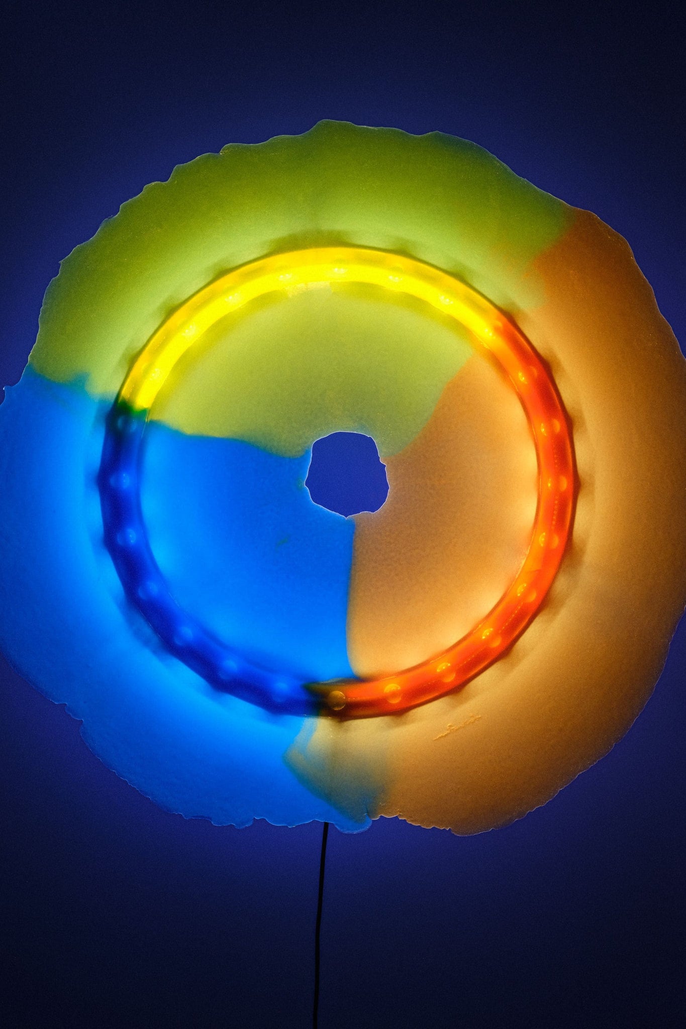 Meritalia "Edizioni del Pesce" Cloud Lamp  / Blue, Yellow and Orange | Bonne Choice