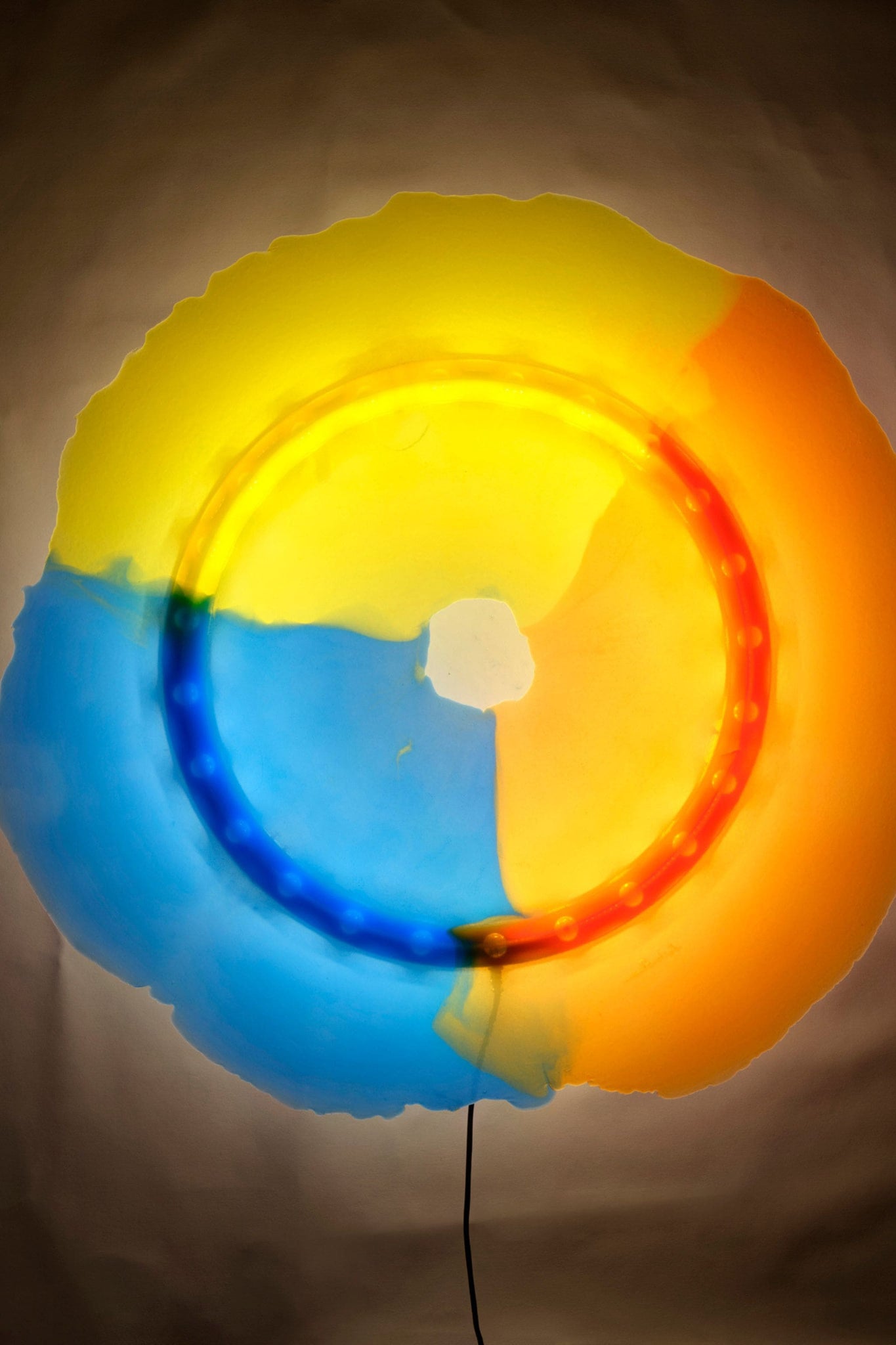 Meritalia "Edizioni del Pesce" Cloud Lamp  / Blue, Yellow and Orange | Bonne Choice