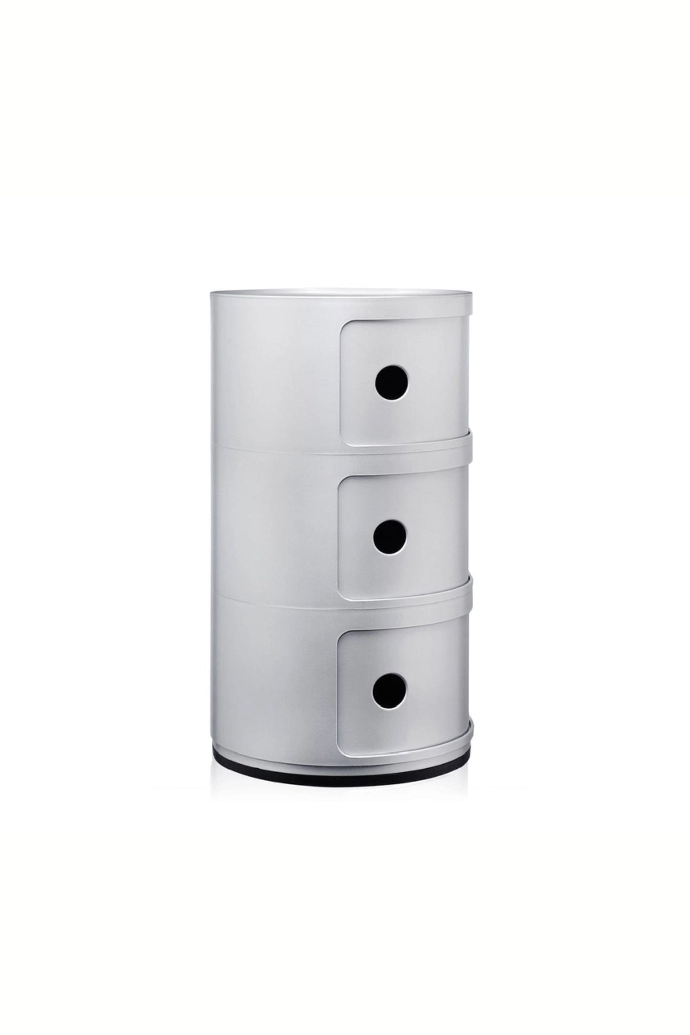 Kartell Componibili, 3 Elements, Silver | Bonne Choice