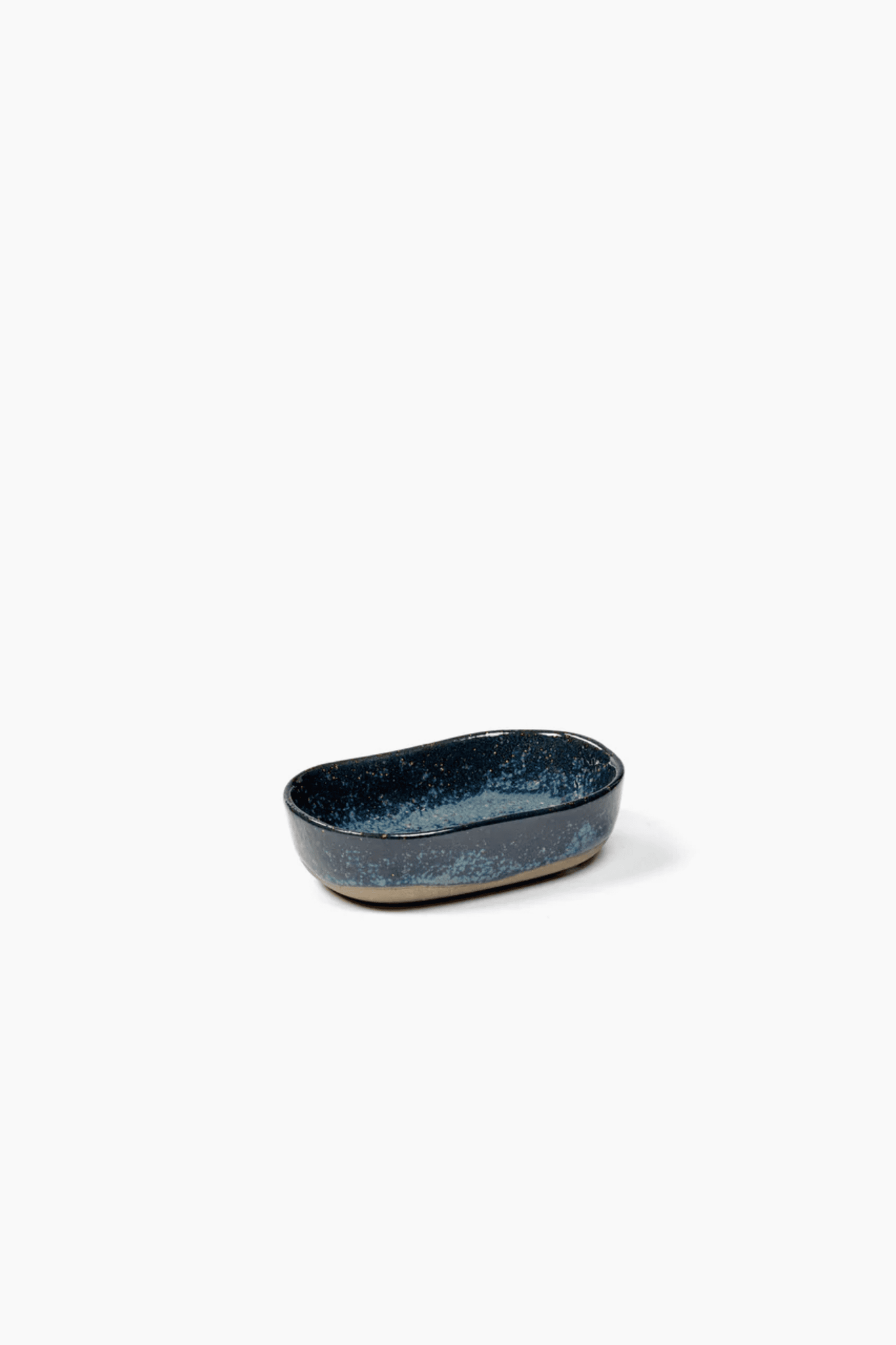 Small Deep Plate N°8, Blue/Grey