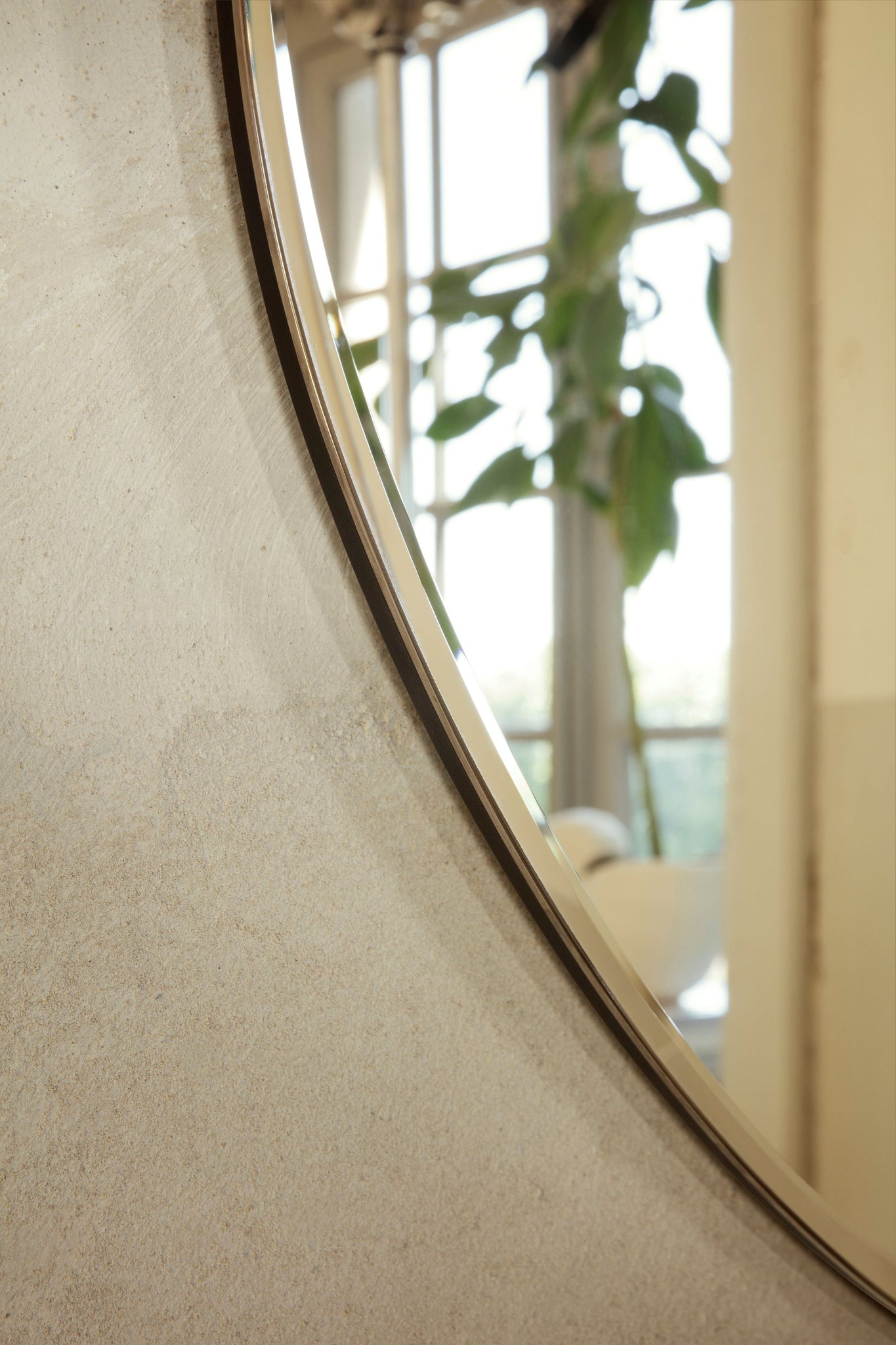 Pond Mirror - Large - Dark Chrome
