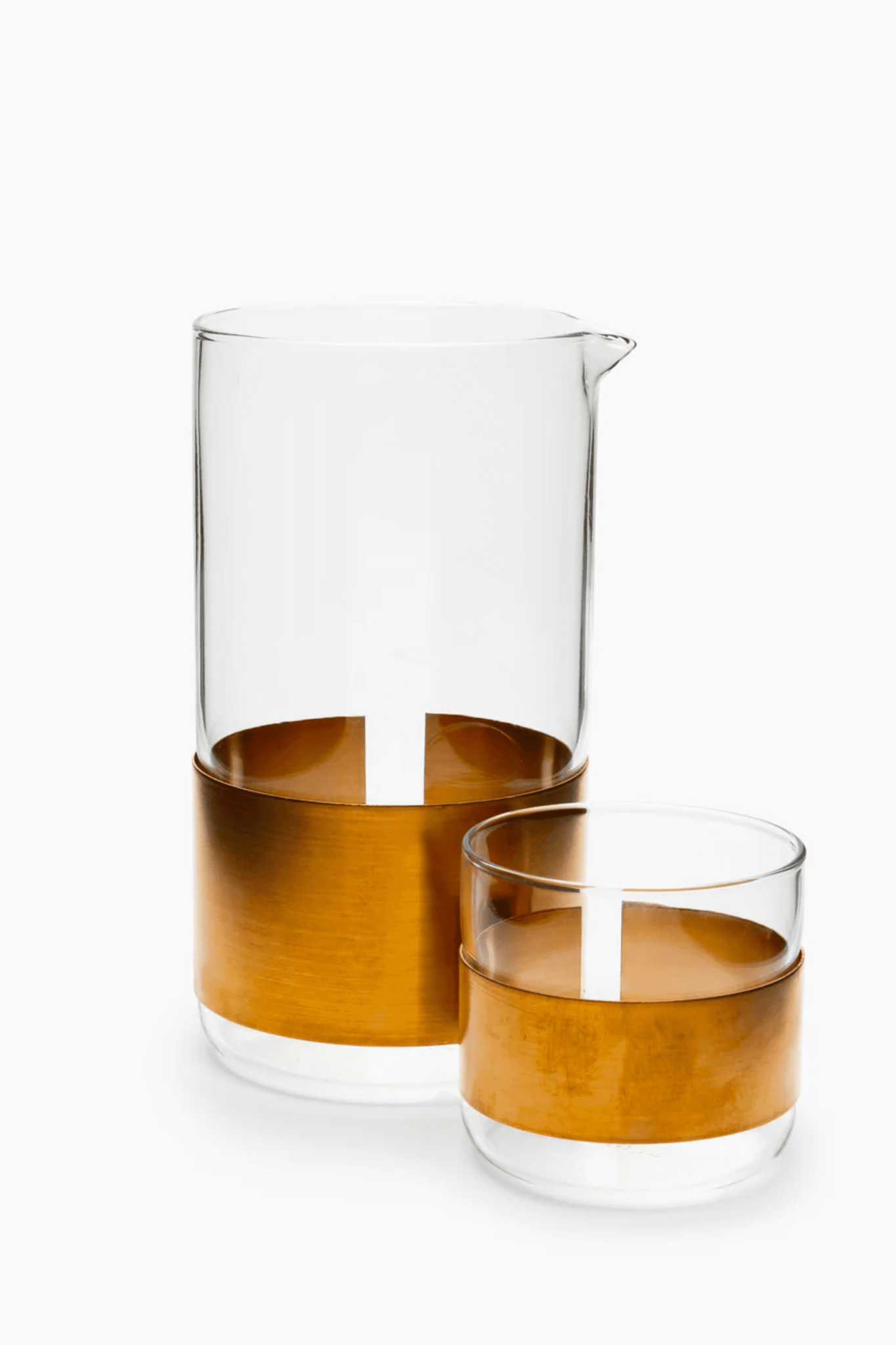 Set of 4 Copper Chemistry Glasses