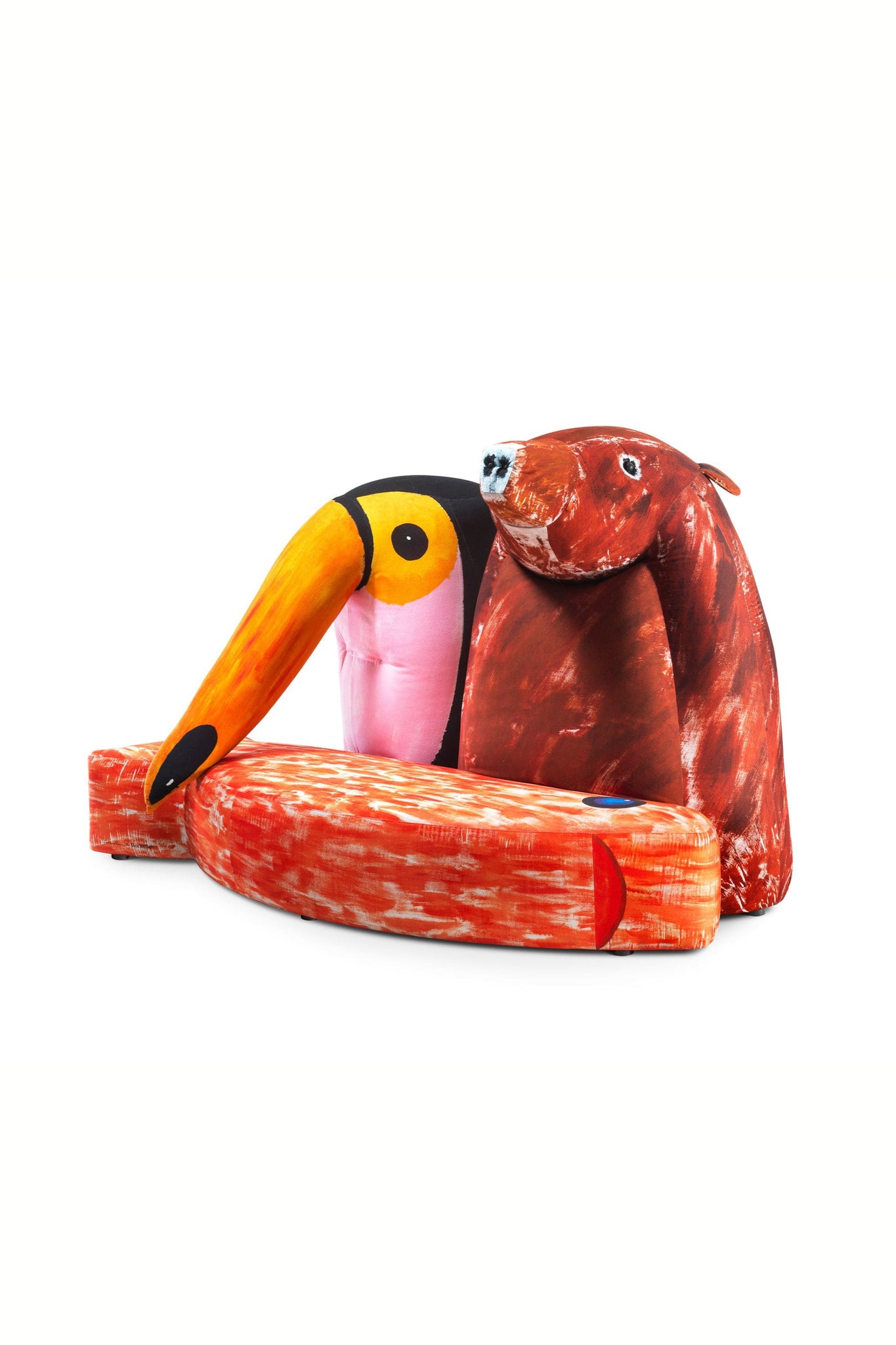 Meritalia Gli Amici Tucano, Orso, Pesce Sofa by Gaetano Pesce | Bonne Choice
