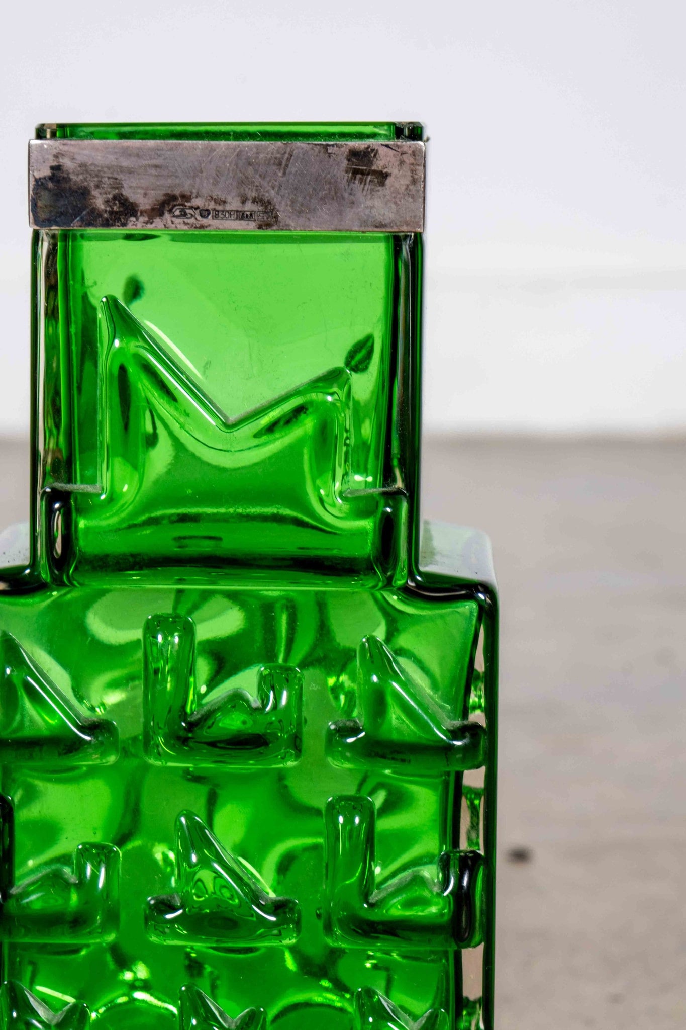 Green Glass Vase | Bonne Choice