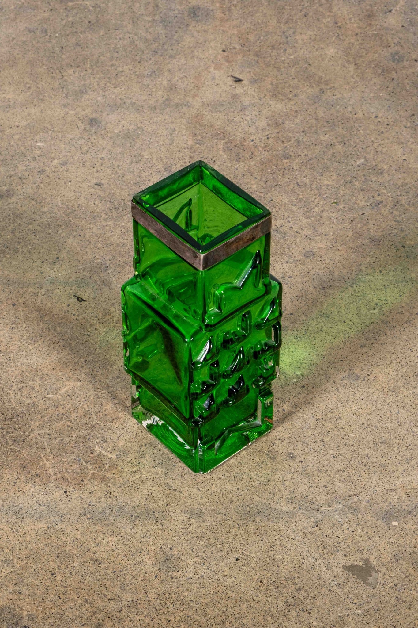 Green Glass Vase | Bonne Choice