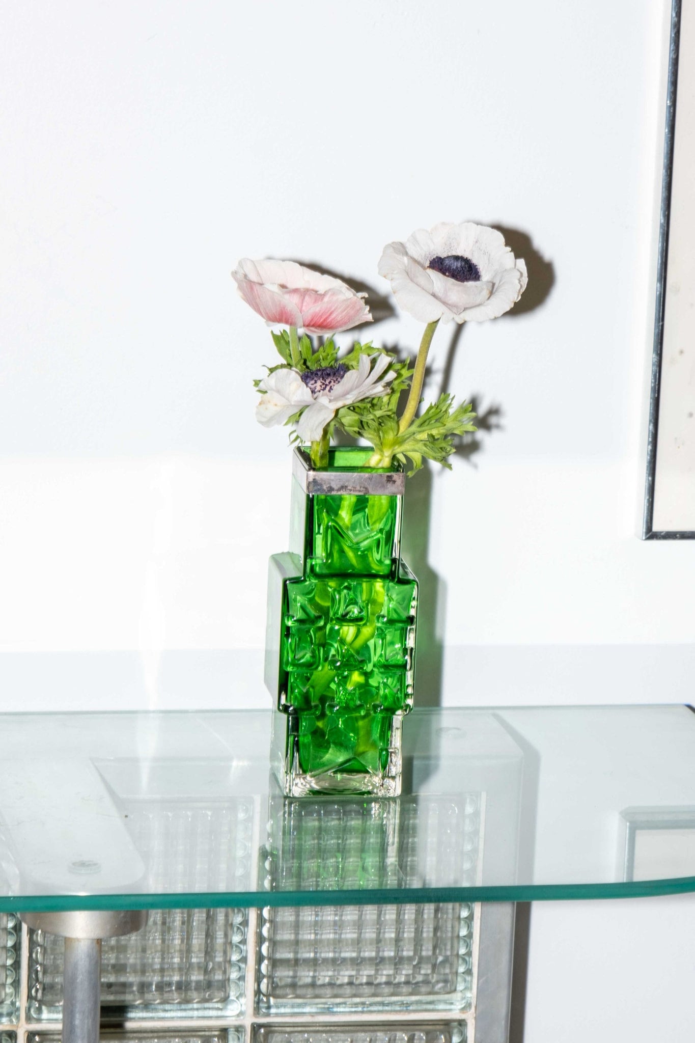 Green Glass Vase | Bonne Choice