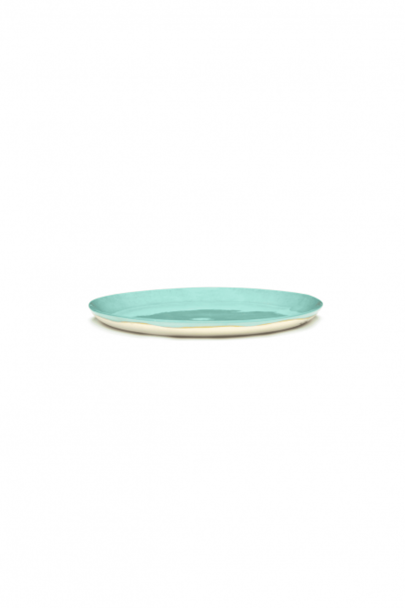 Set of 2 Large Plates, Azure Ottolenghi Serax, front view