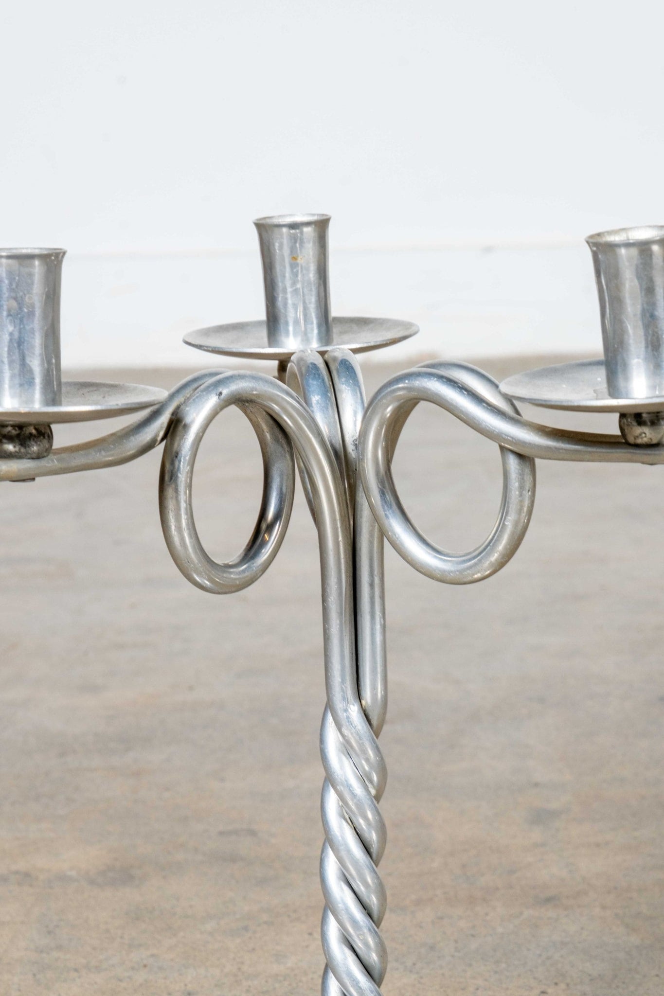 Pair of Pewter Candelabras | Bonne Choice