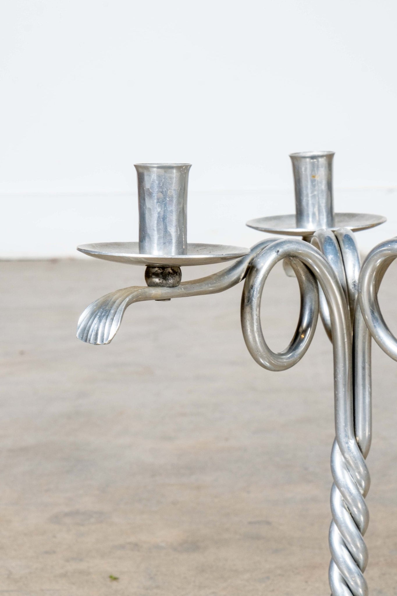 Pair of Pewter Candelabras | Bonne Choice