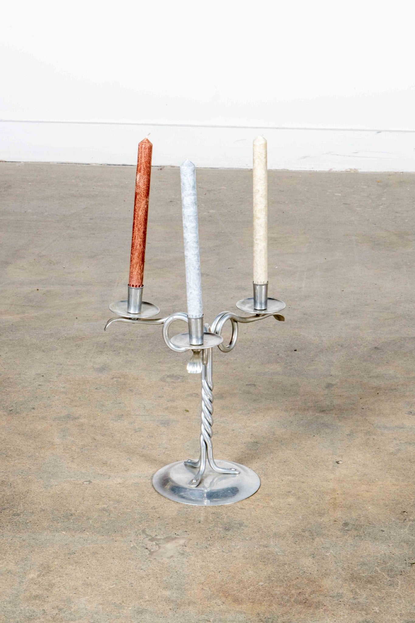 Pair of Pewter Candelabras | Bonne Choice