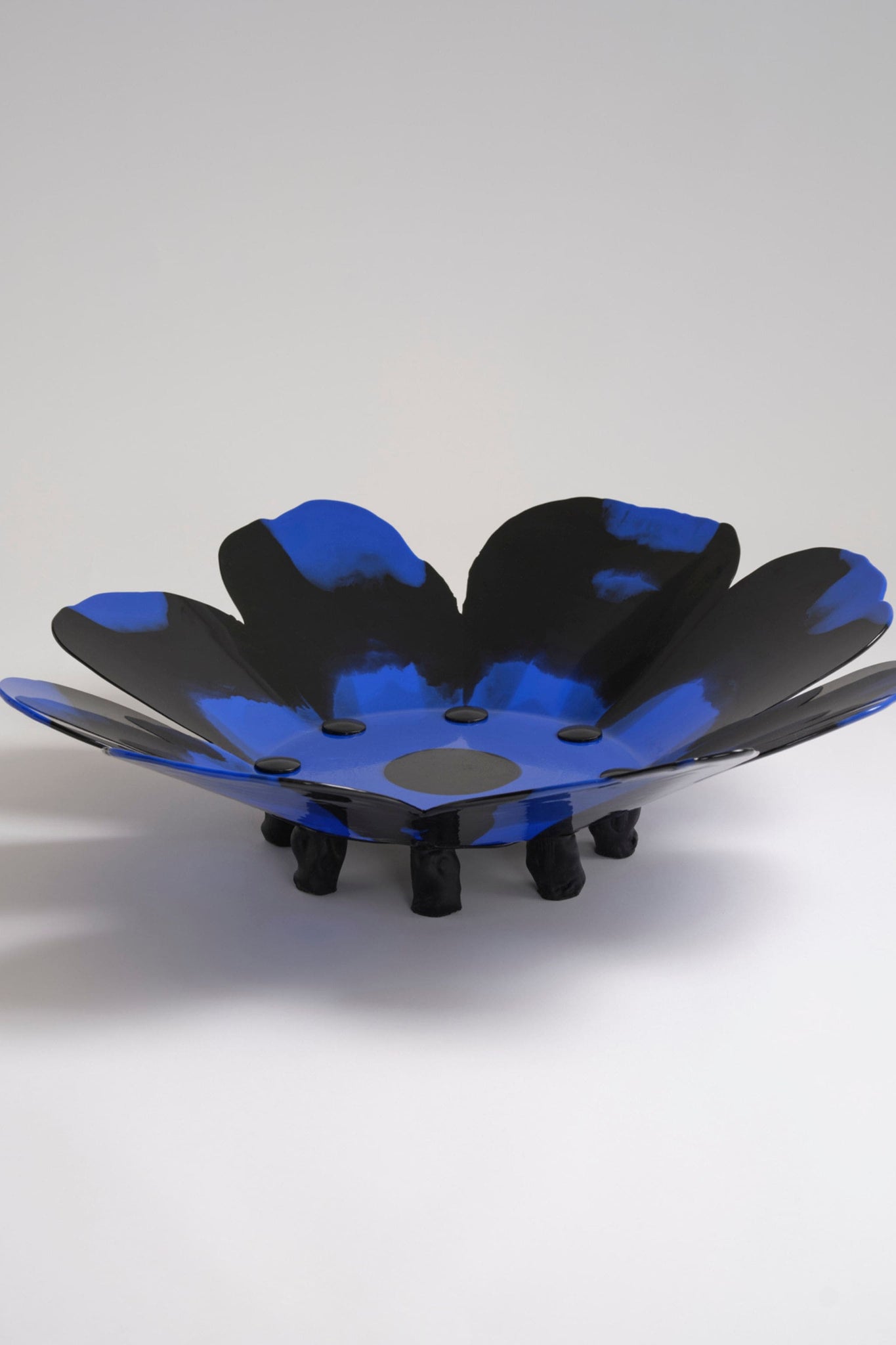 Meritalia "Edizioni del Pesce" Papavero Vase  / Black and Blue | Bonne Choice