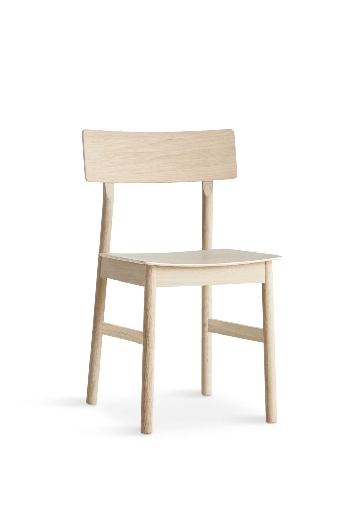 Woud PAUSE Dining Chair 2.0 - White Pigmented Oak | Bonne Choice