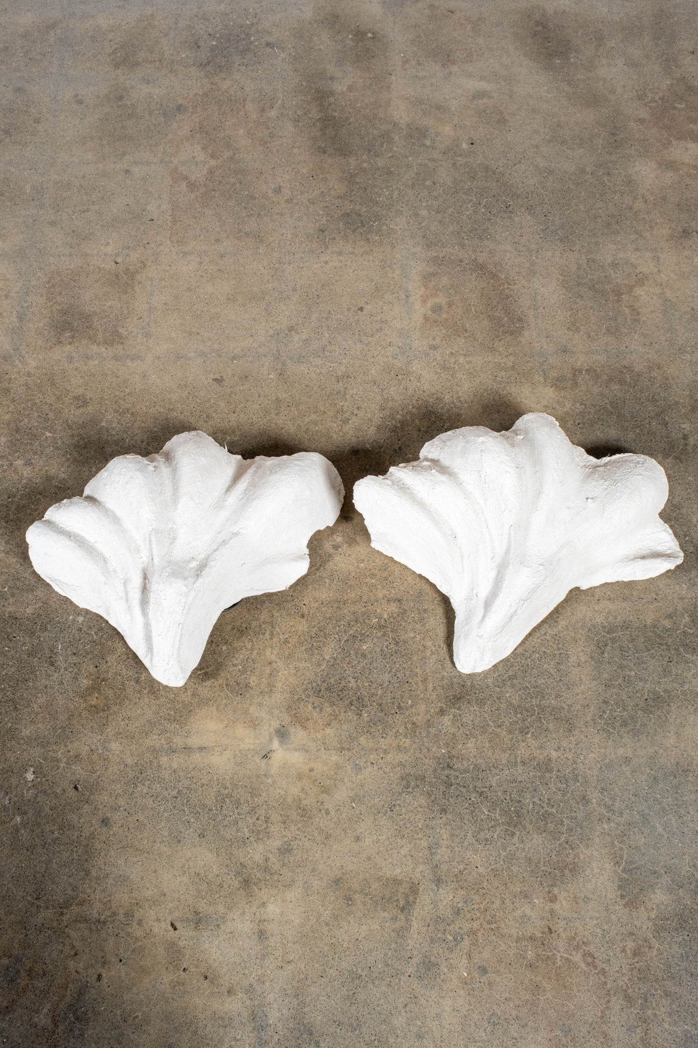 Vintage Pair of Philippe Valentin French Plaster Sconces | Bonne Choice