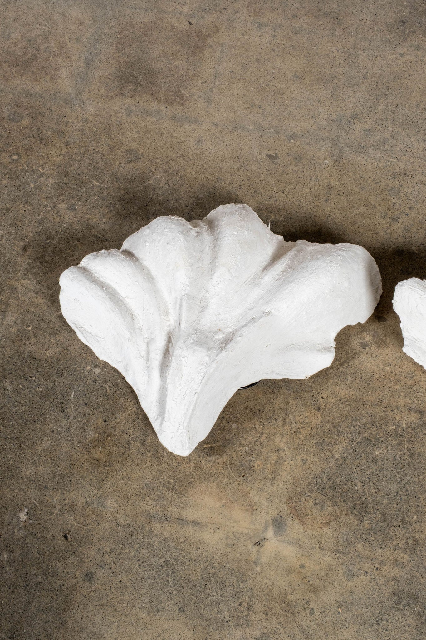 Vintage Pair of Philippe Valentin French Plaster Sconces | Bonne Choice