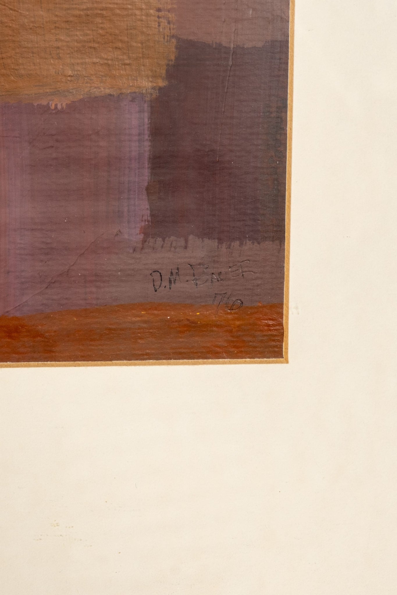 Vintage Reds", Abstract Painting in Silver Frame | Bonne Choice