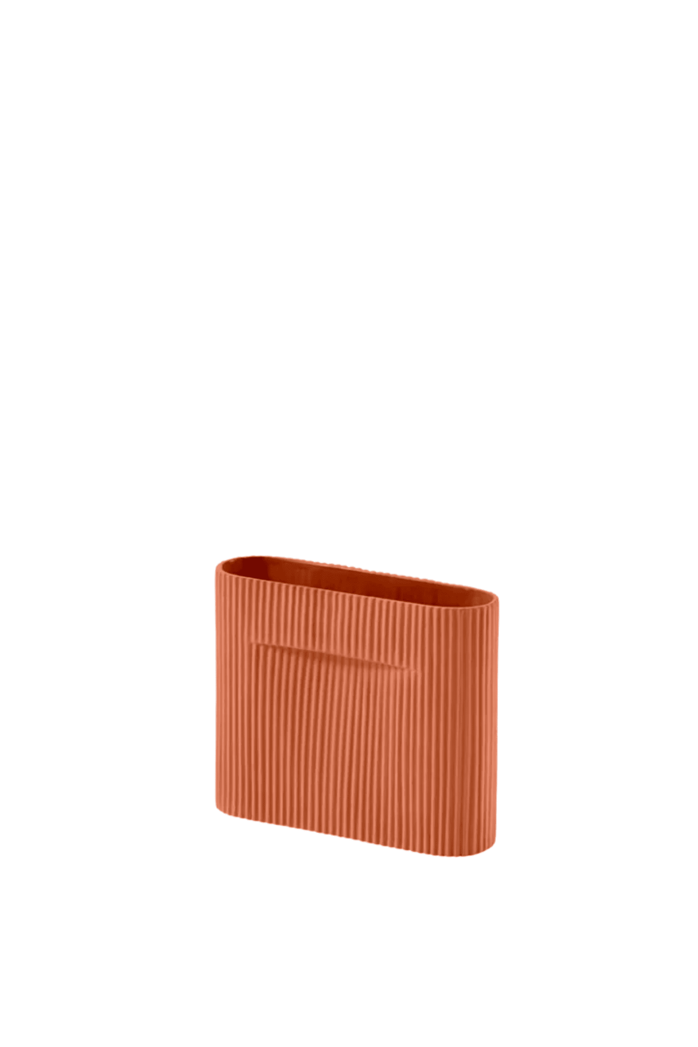 Ridge Vase S - Terracotta