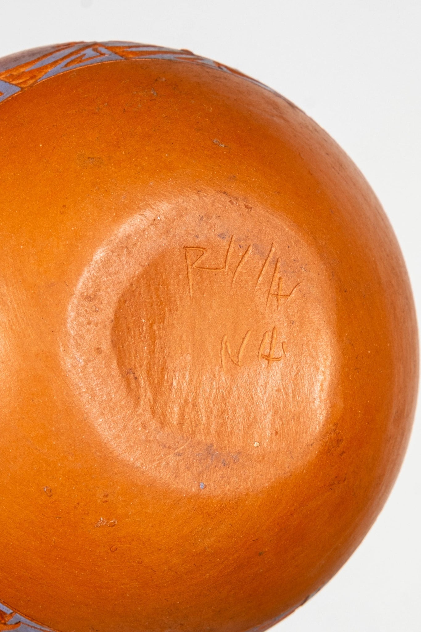 Small Unglazed Carved Bowl | Bonne Choice