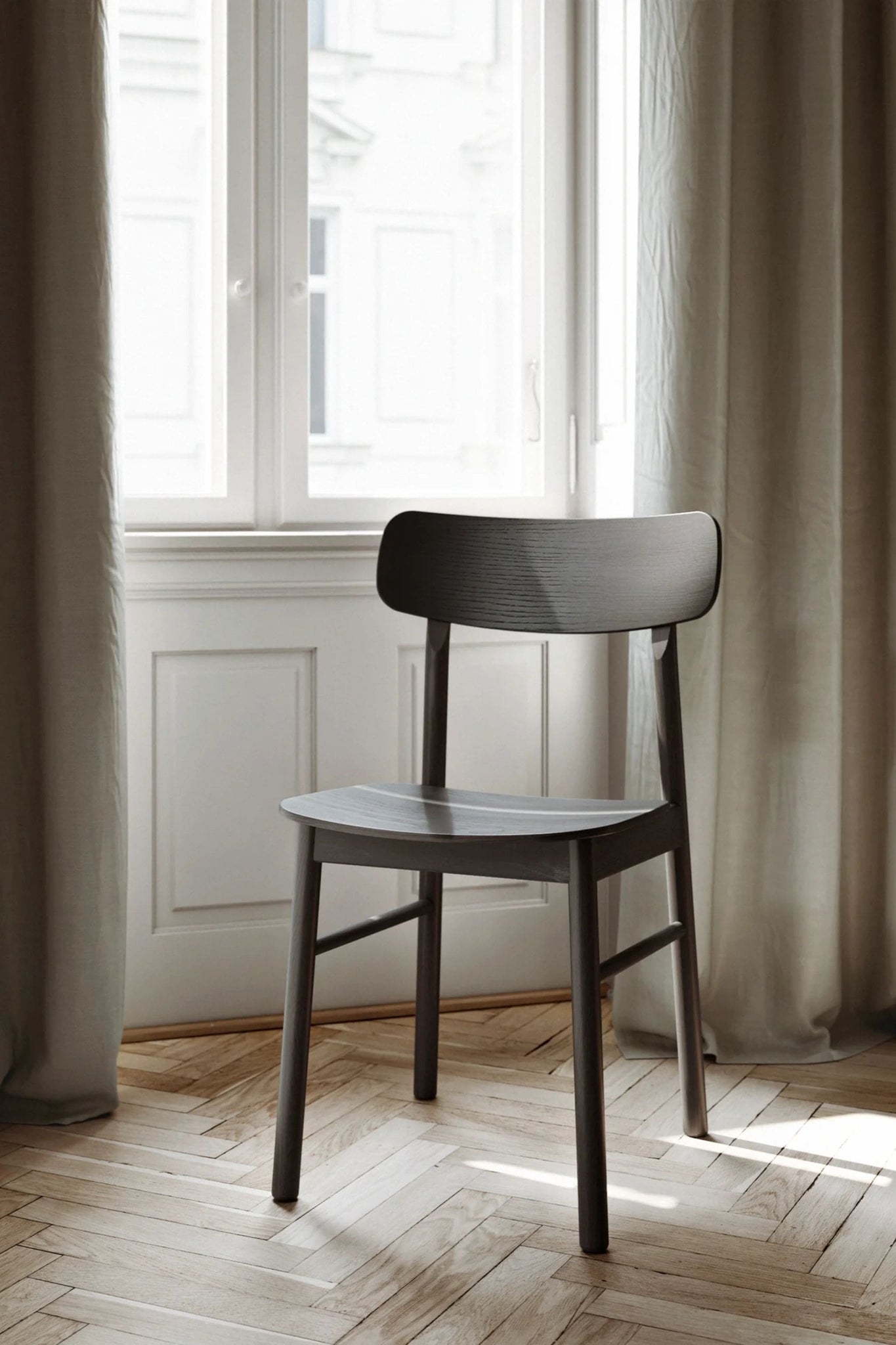 Woud SOMA Dining Chair Black Painted Ash | Bonne Choice