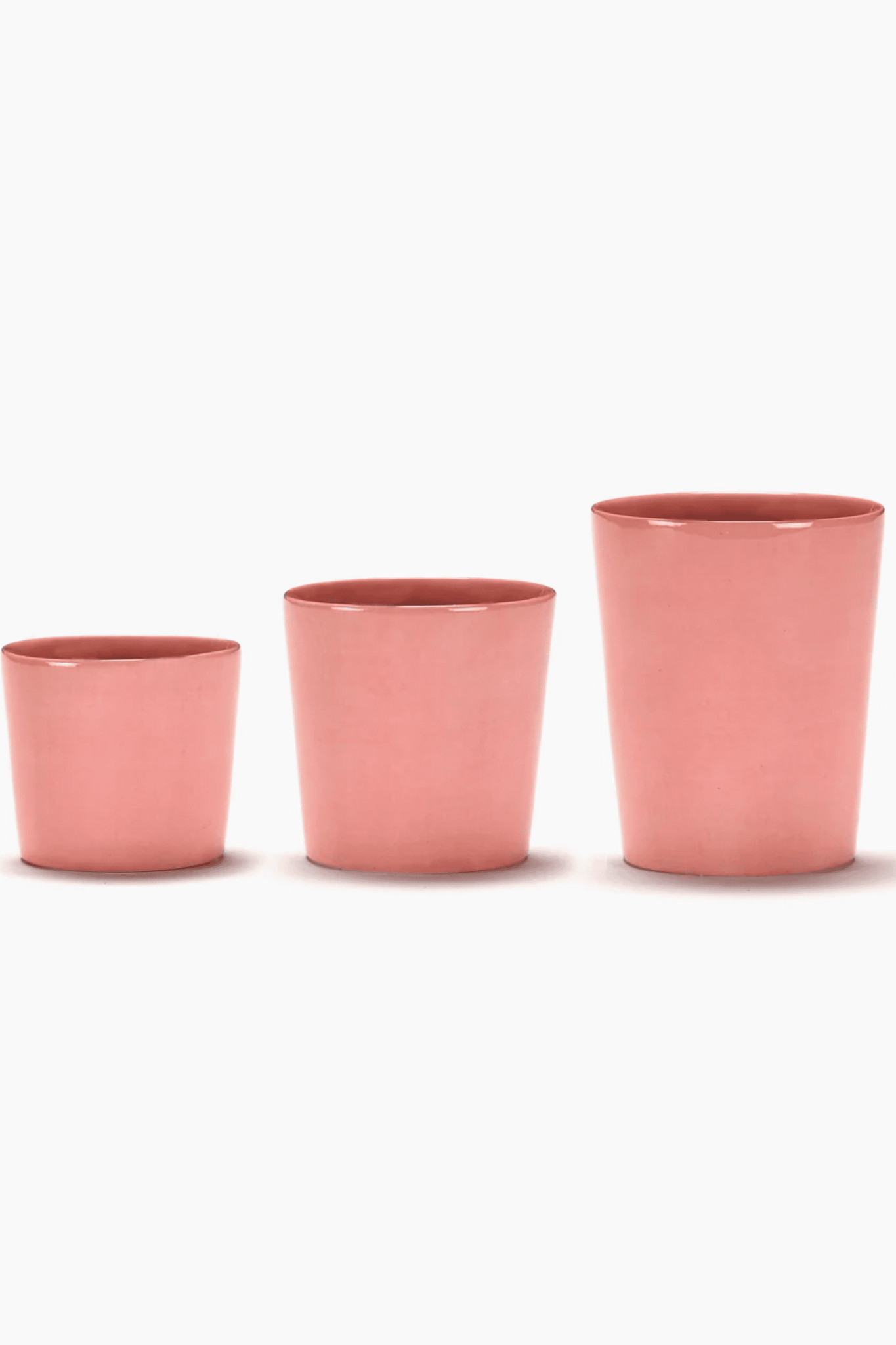 Set of 4 Tea Cups, Delicious Pink