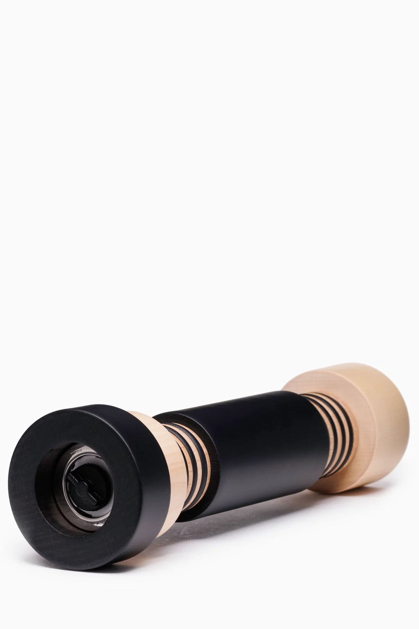 Alessi Twergi Salt-Pepper-Spice Castor, Natural Beech, Black | Bonne Choice