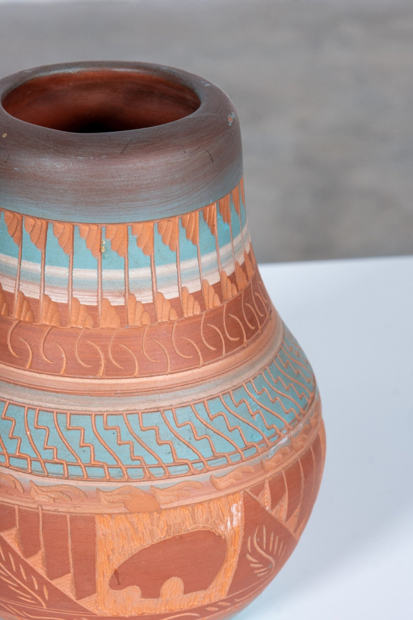 Unglazed Carved Bowl | Bonne Choice