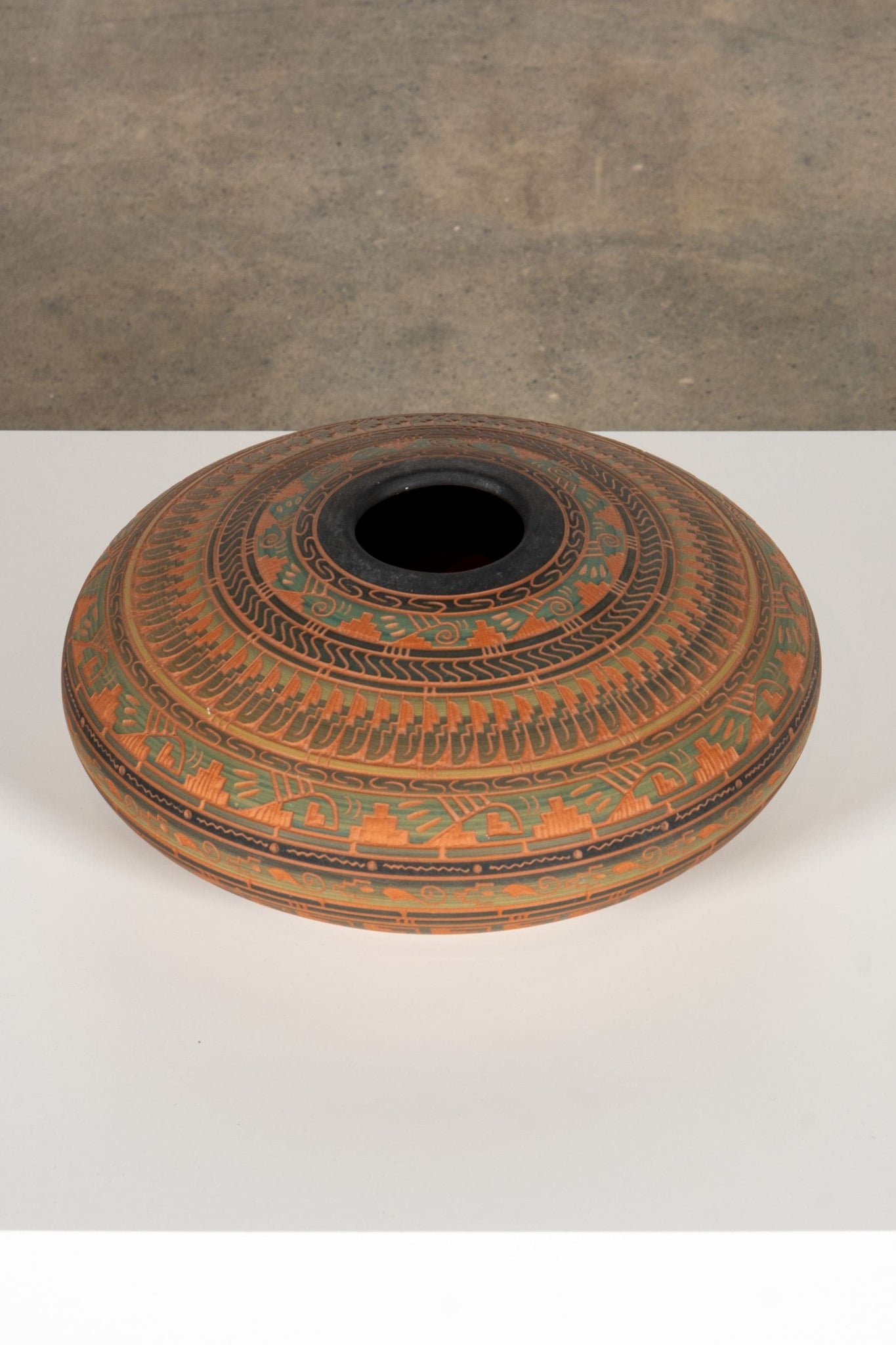 Unglazed Carved Bowl 4 | Bonne Choice