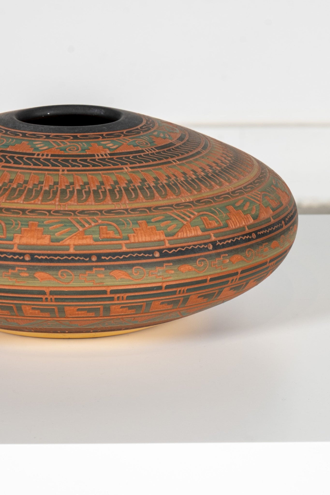 Unglazed Carved Bowl 4 | Bonne Choice