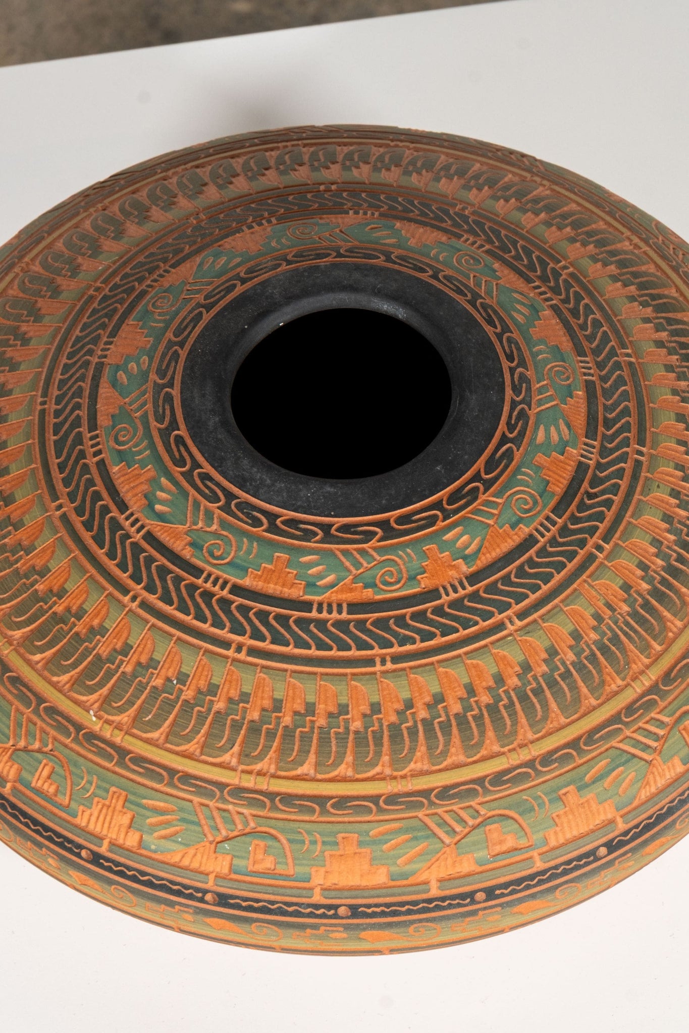 Unglazed Carved Bowl 4 | Bonne Choice