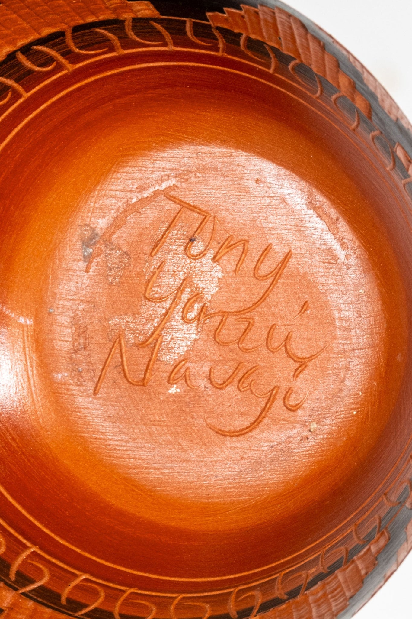 Unglazed Carved Bowl 1 | Bonne Choice