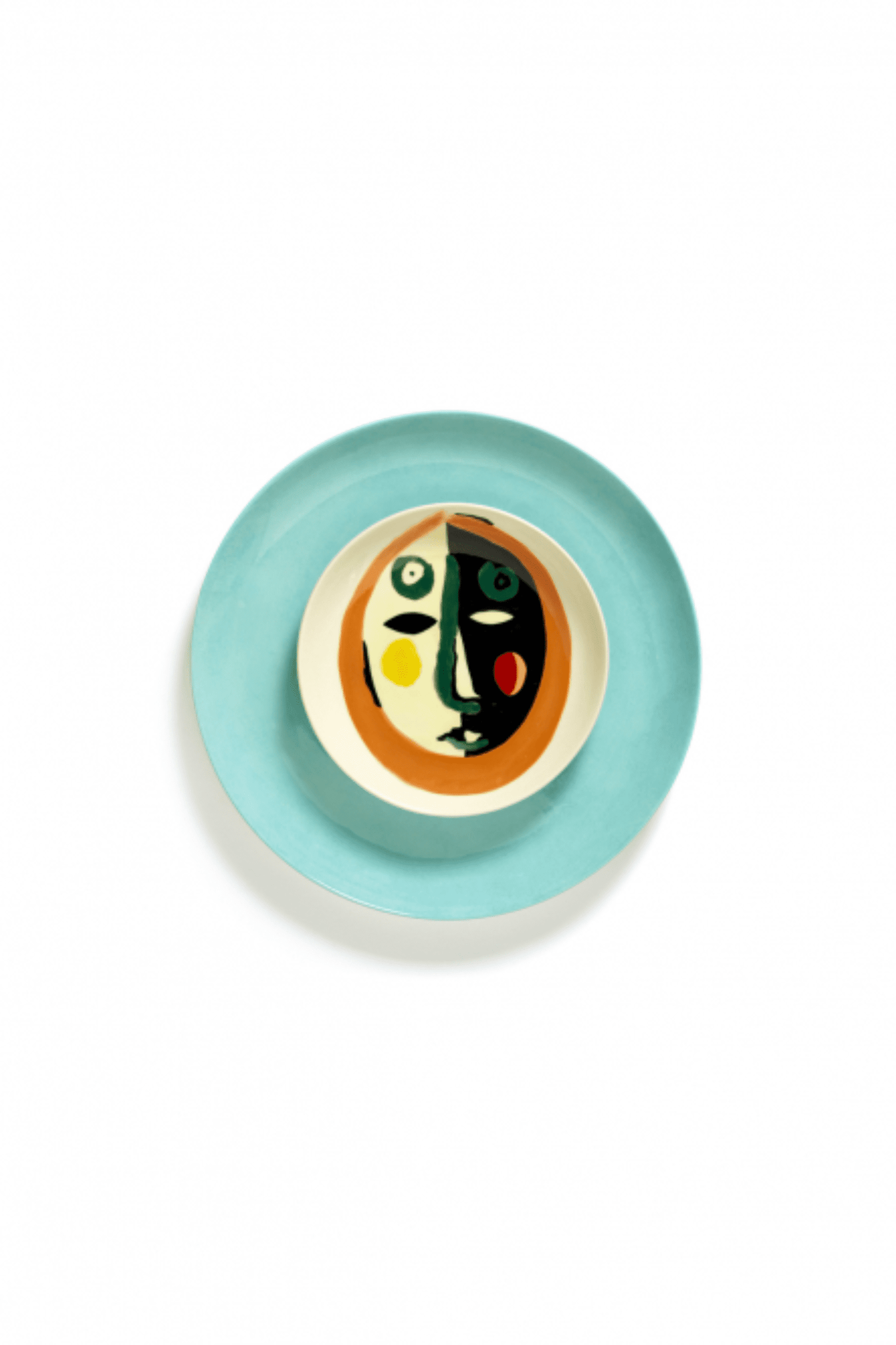 Set of 4 X-Small Plates, Face 1