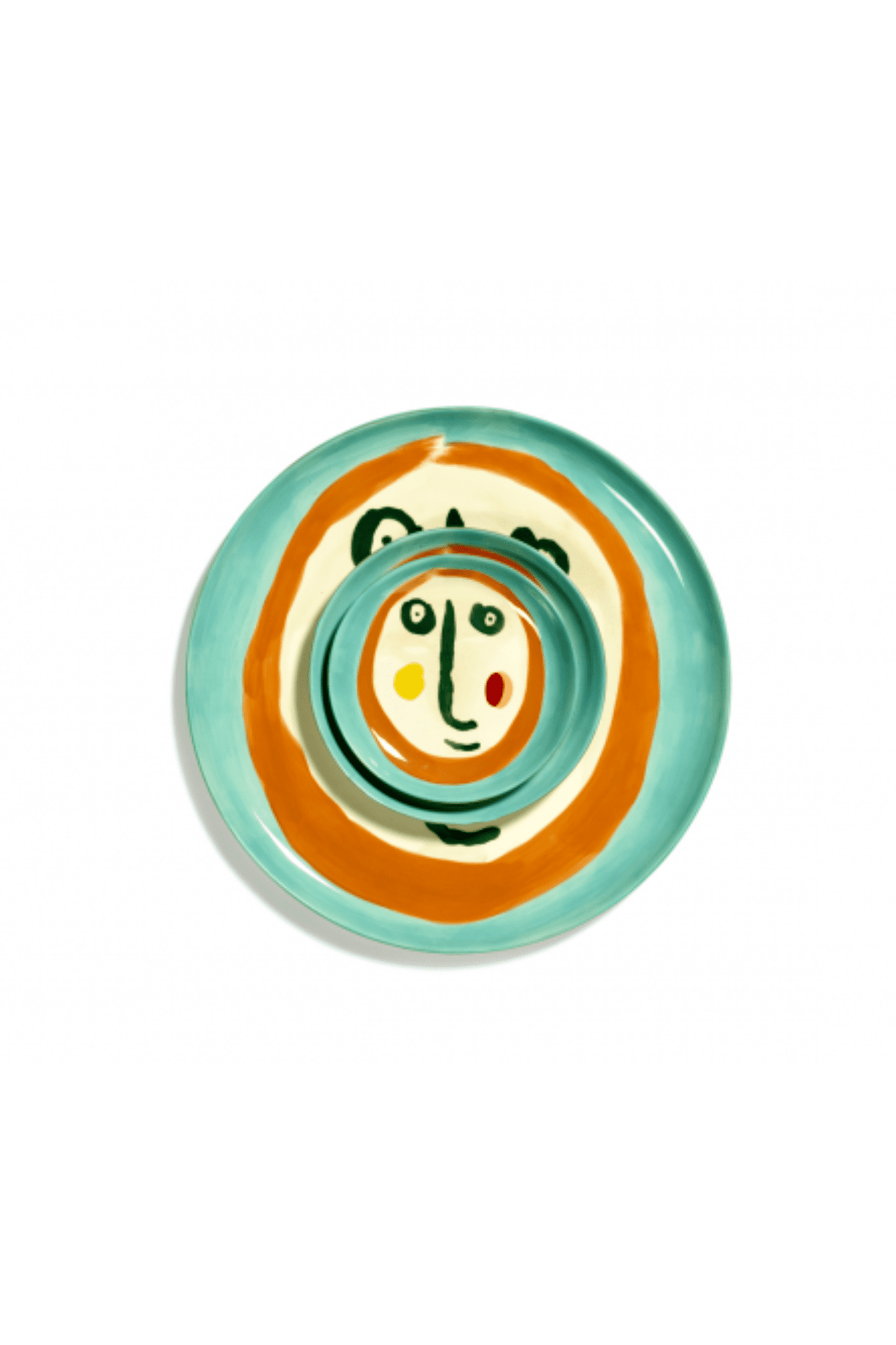Set of 4 X-Small Plates, Face 2